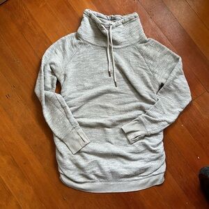 Maternity Cozy Gray Cowl Neck Sweater